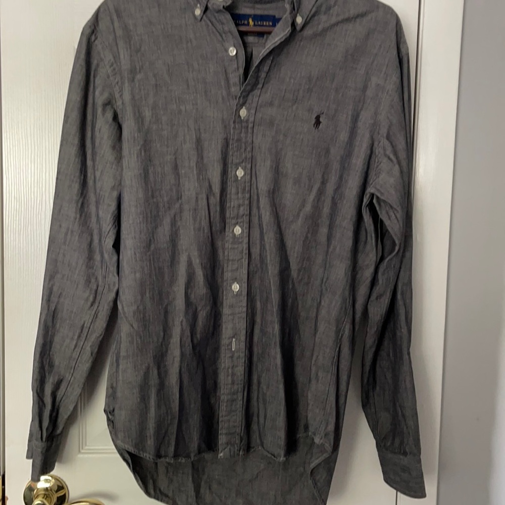 Large Polo Ralph Lauren Dark Denim Button Down